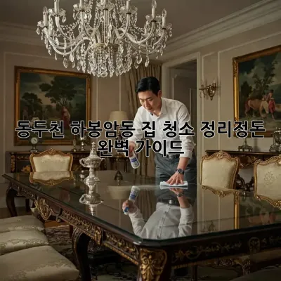 동두천 하봉암동 집 청소, 정리정돈 완벽 가이드!