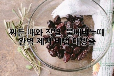 찌든 때와 작별! ✨ 물때&비누때 완벽 제거 비법 대방출! 🛁